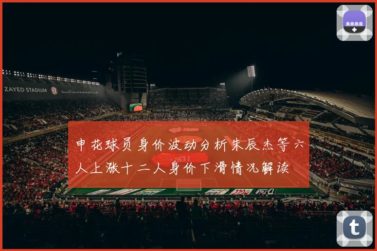 申花球员身价波动分析朱辰杰等六人上涨十二人身价下滑情况解读